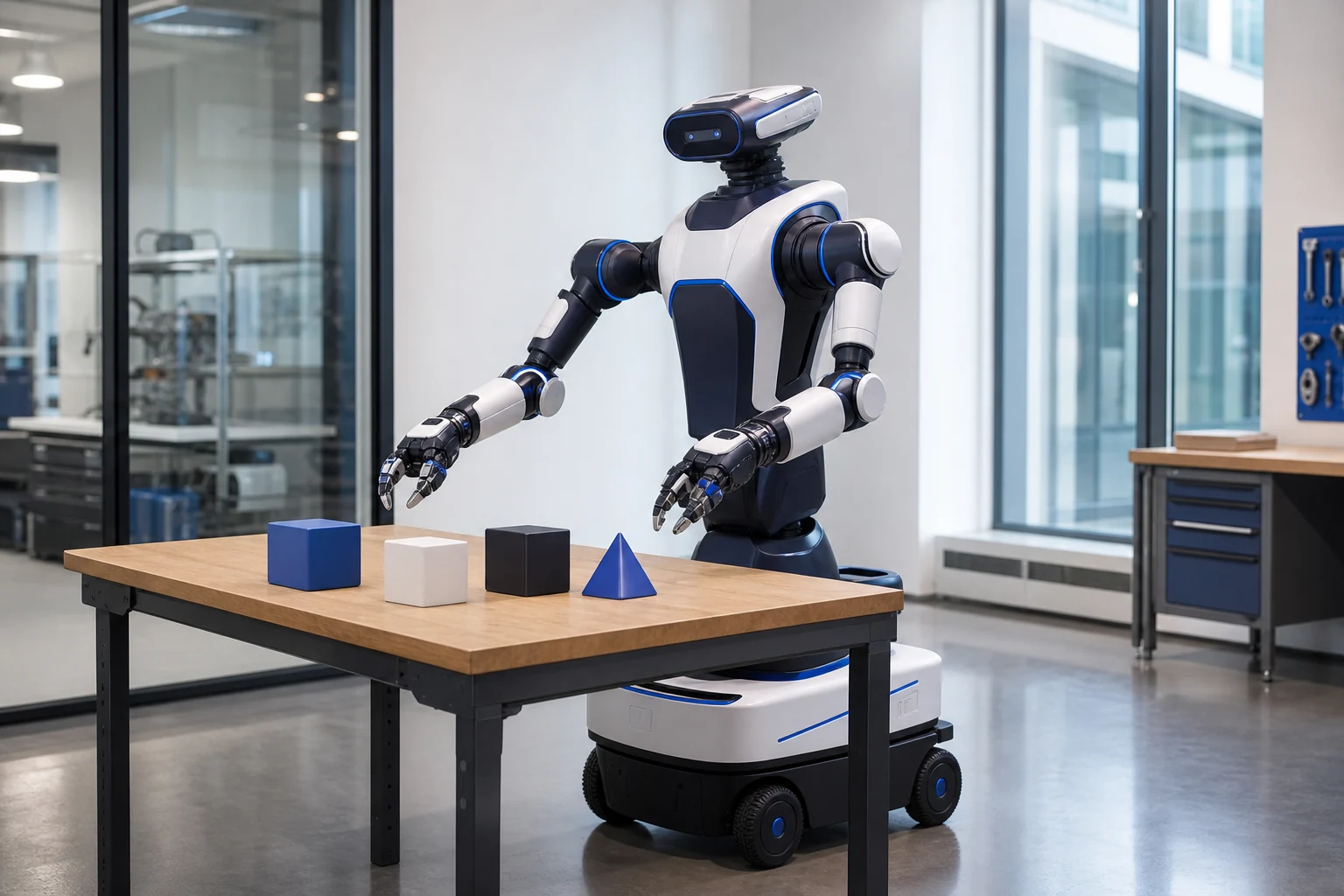 Robot For Manipulation Humanoïde en situation professionnelle